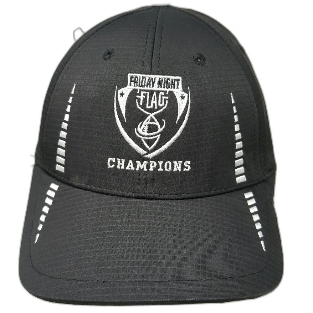 Cap America Baseball Cap Black One Size NFL Friday Night Flag Champions Hat